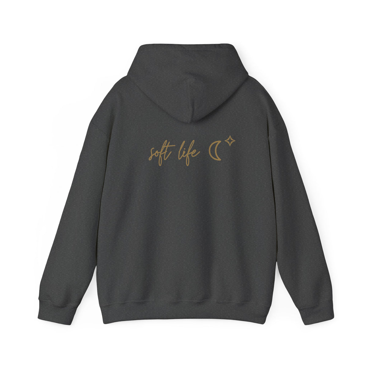 Soft Life Hoodie with back print | Multiple Colors
