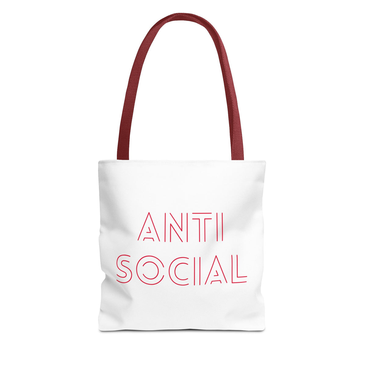 Anti Social Sometimes Tote Bag | Multiple Sizes | Personalization possible | Multiple Handle Colors