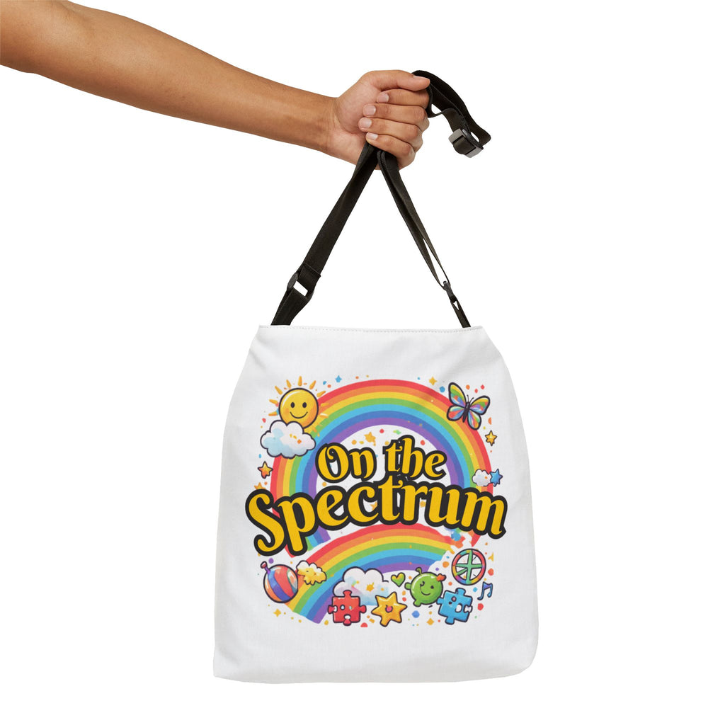 Adjustable Spectrum Tote Bag | Personalization possible | Multiple Sizes