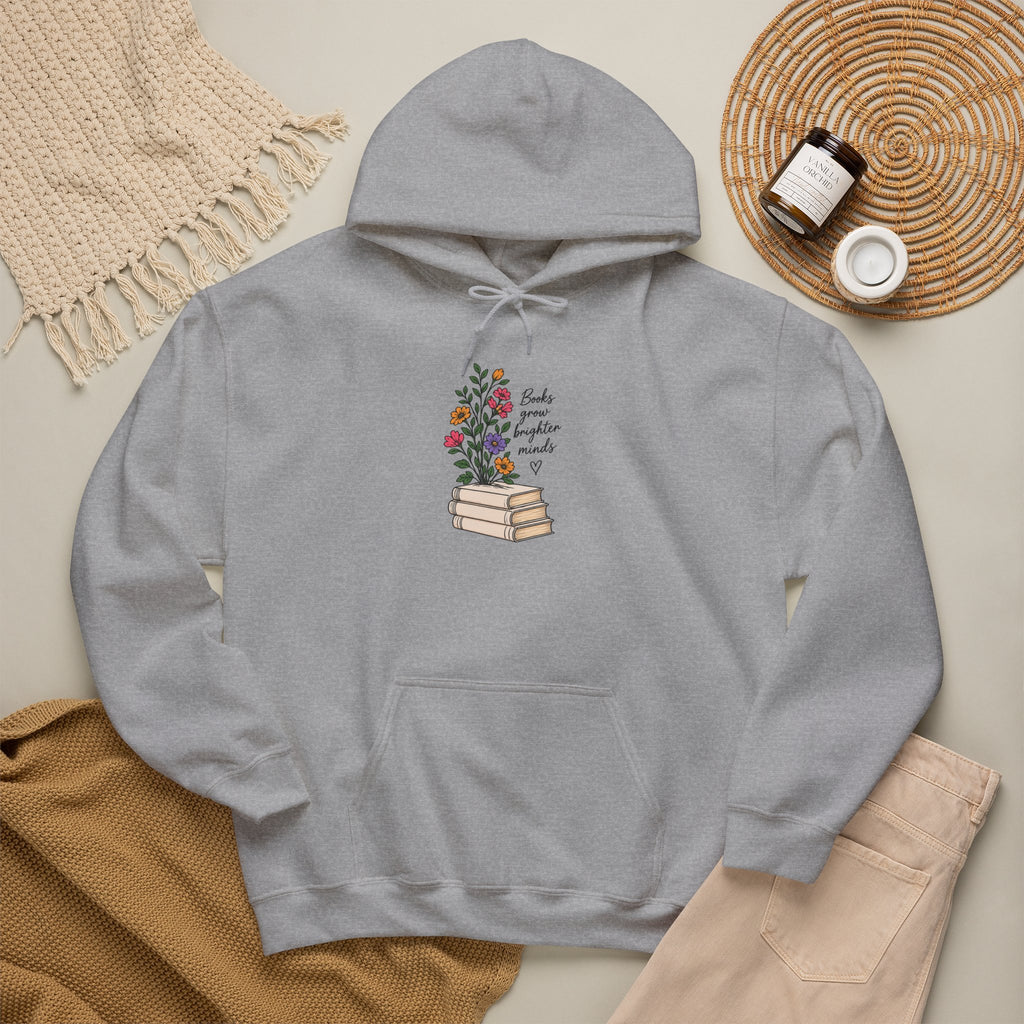 Books Grow Brighter Minds Hoodie
