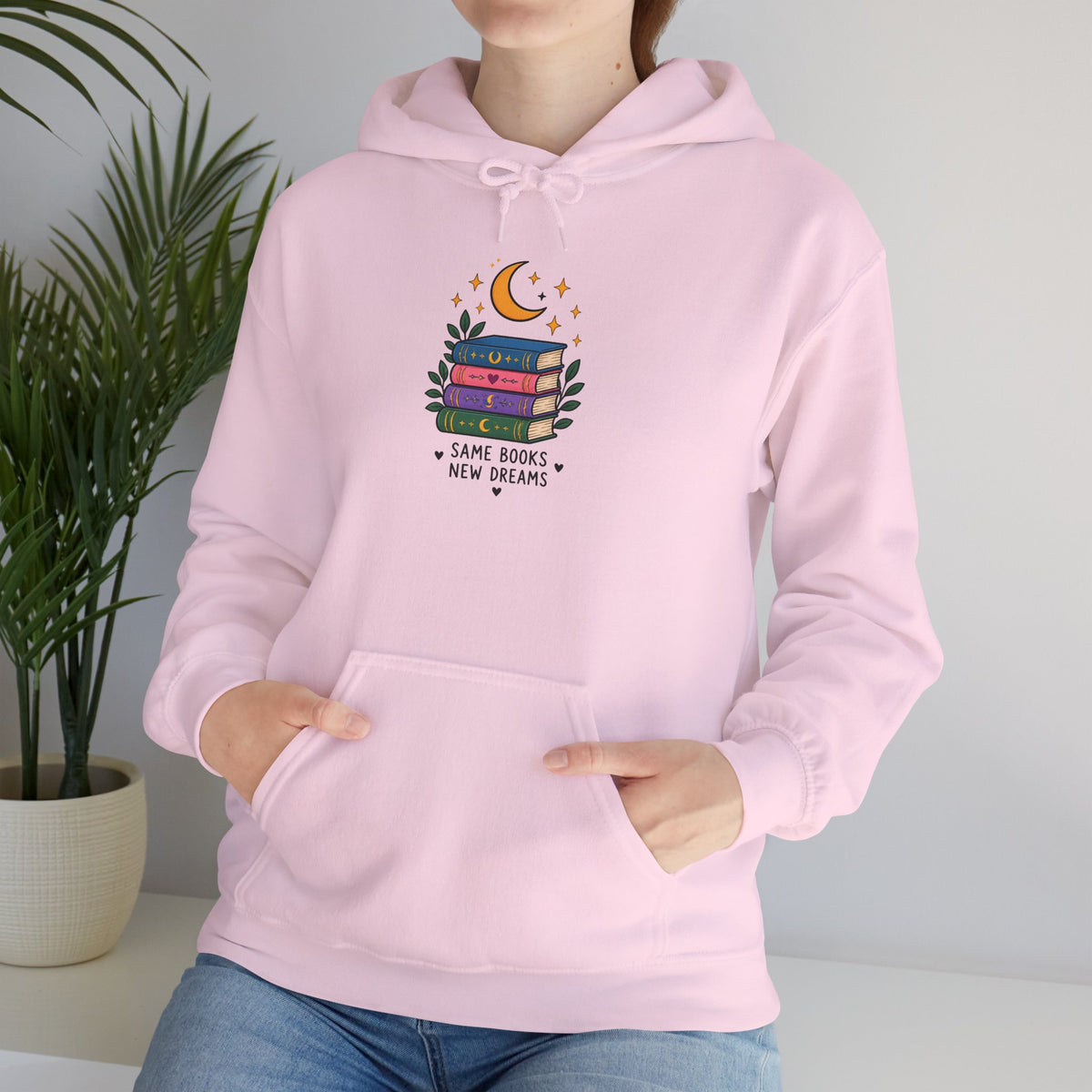 Book Lover Hoodie | Same Books New Dreams