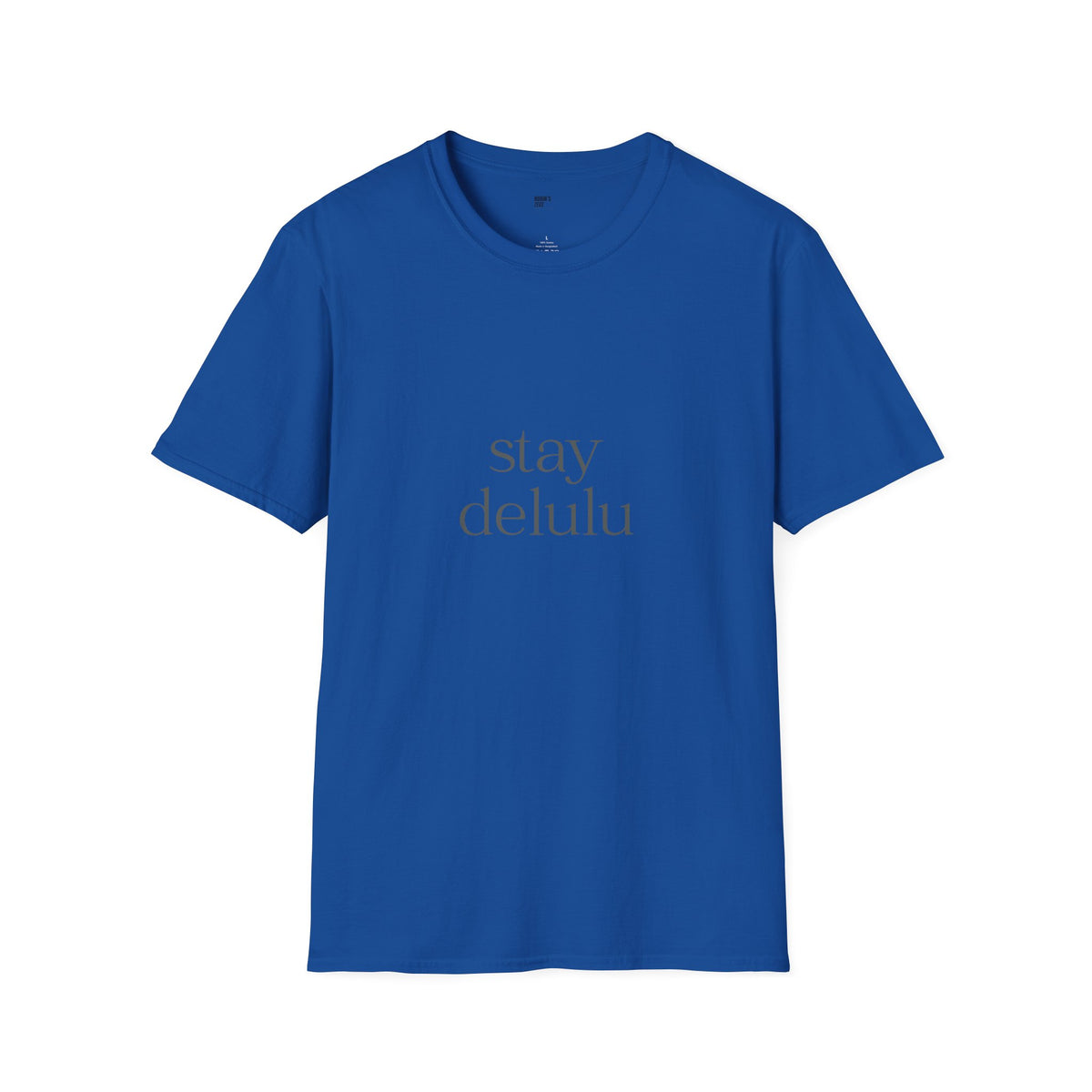 Stay Delulu It Works T-Shirt with front and back print | Multiple Colors