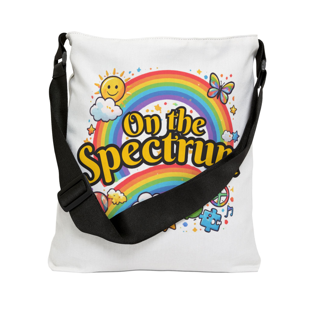 Adjustable Spectrum Tote Bag | Personalization possible | Multiple Sizes