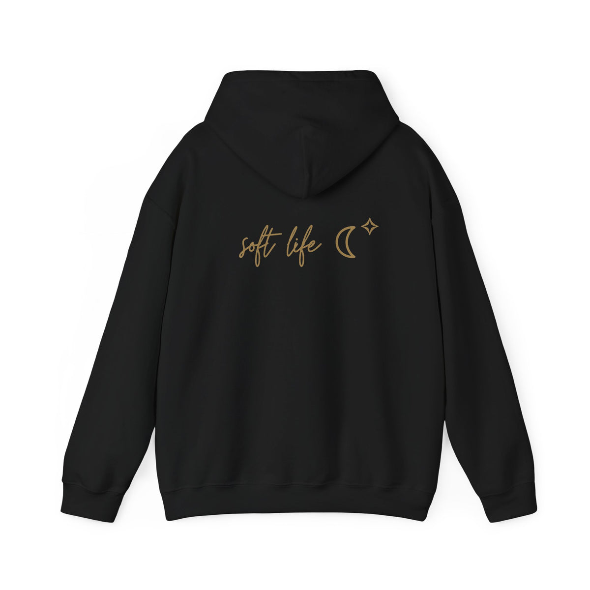 Soft Life Hoodie with back print | Multiple Colors