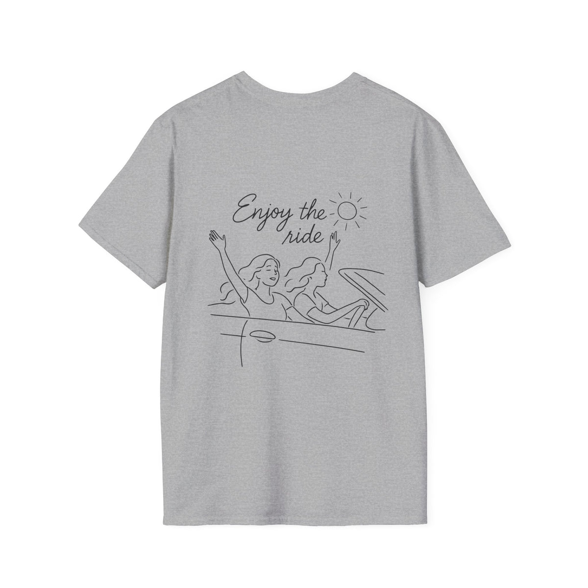 Vibes T-Shirt with back print | Multiple colors