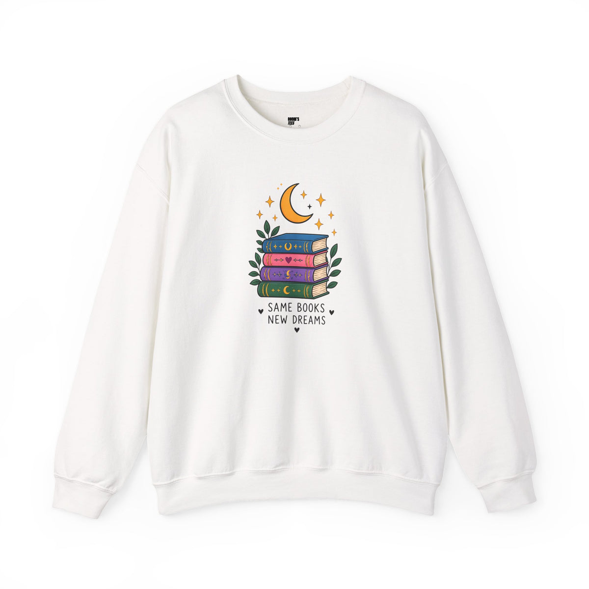 Book Lover Sweatshirt - Same Books New Dreams