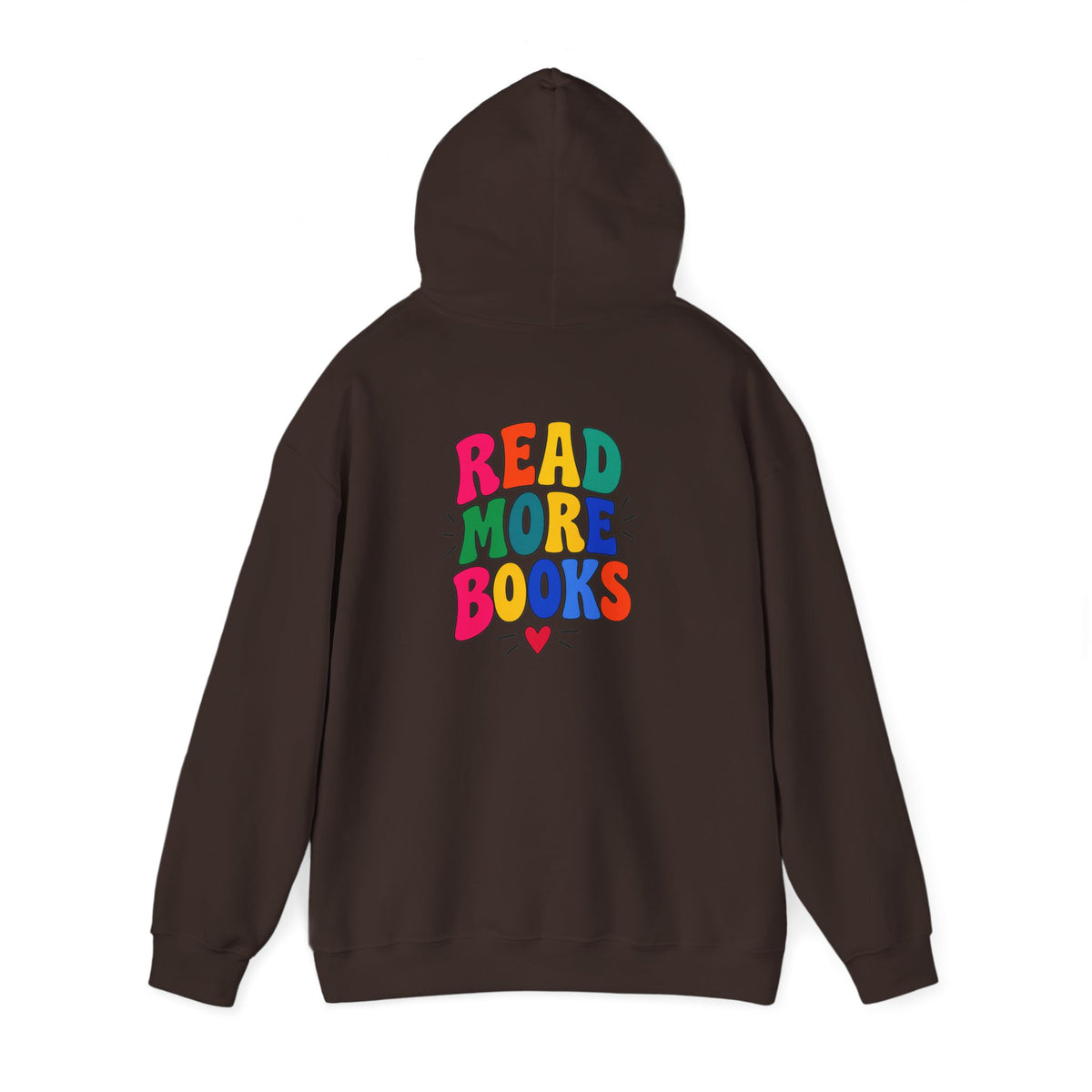 Read More Books Hoodie — Colorful Literary Graphic Pullover
