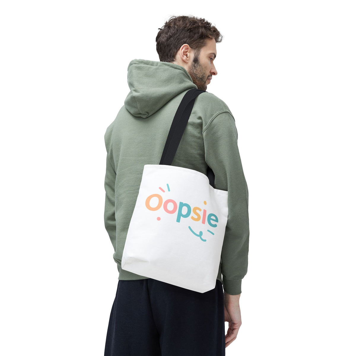 Oopsie Tote Bag | Multiple Sizes | Personalization possible | Multiple Handle Colors