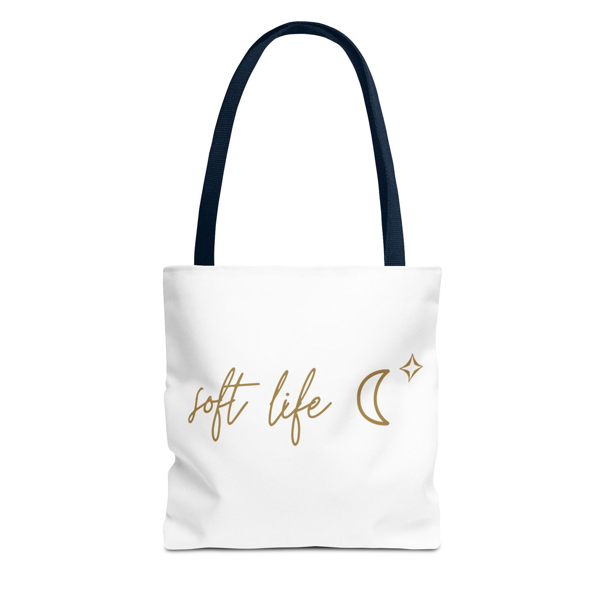 Soft Life Tote Bag | Multiple Sizes | Personalization possible | Multiple Handle Colors