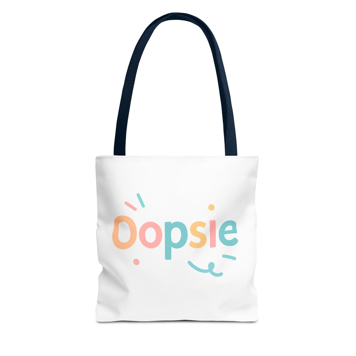 Oopsie Tote Bag | Multiple Sizes | Personalization possible | Multiple Handle Colors