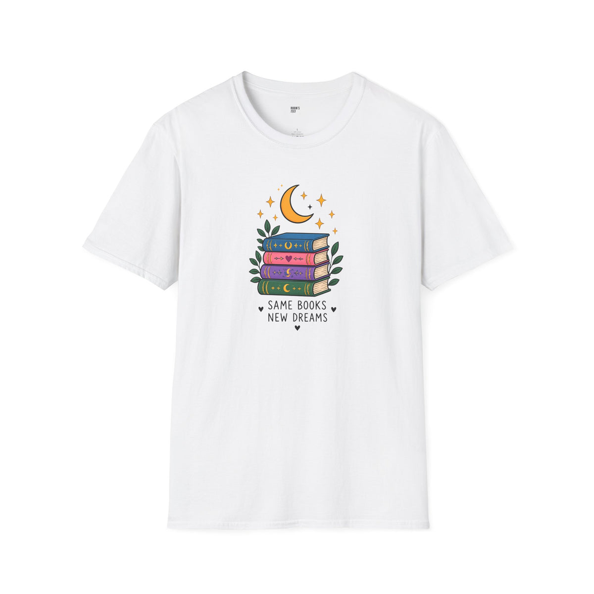 Book Lover T-Shirt — Same Books, New Dreams