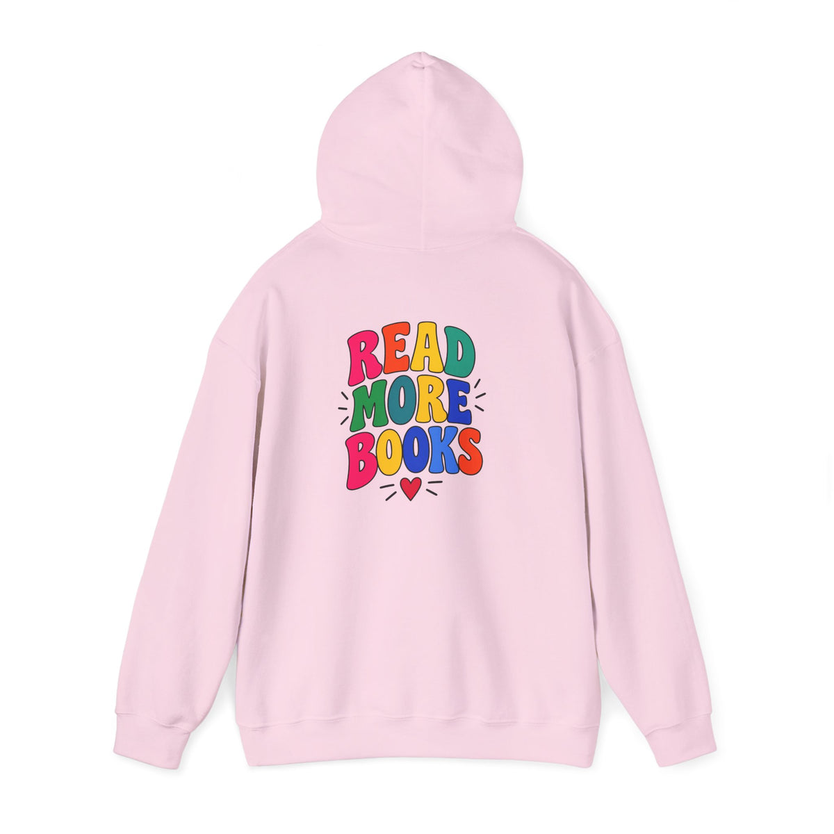 Read More Books Hoodie — Colorful Literary Graphic Pullover