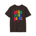 Read More Books T-Shirt — Colorful Retro Back Print