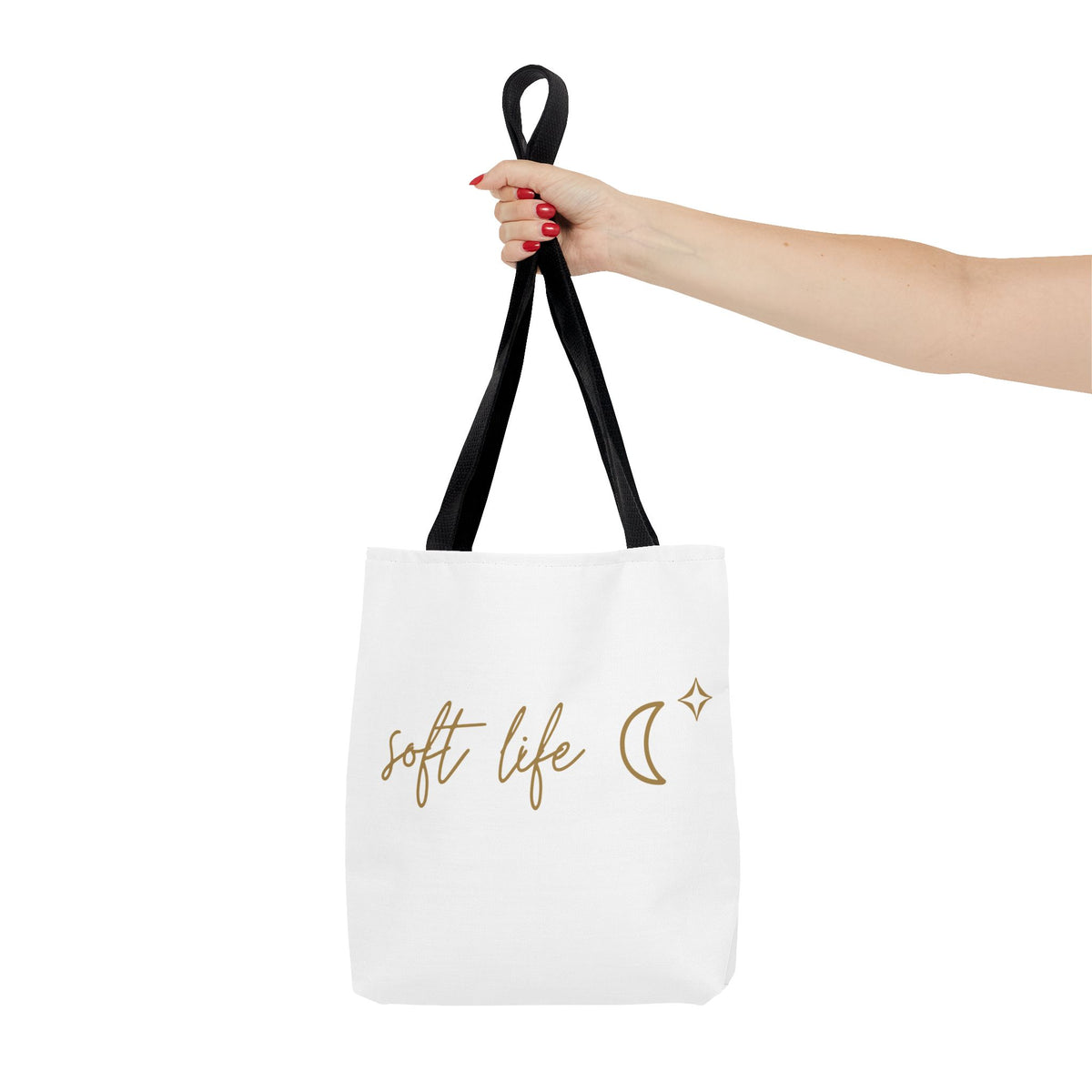 Soft Life Tote Bag | Multiple Sizes | Personalization possible | Multiple Handle Colors