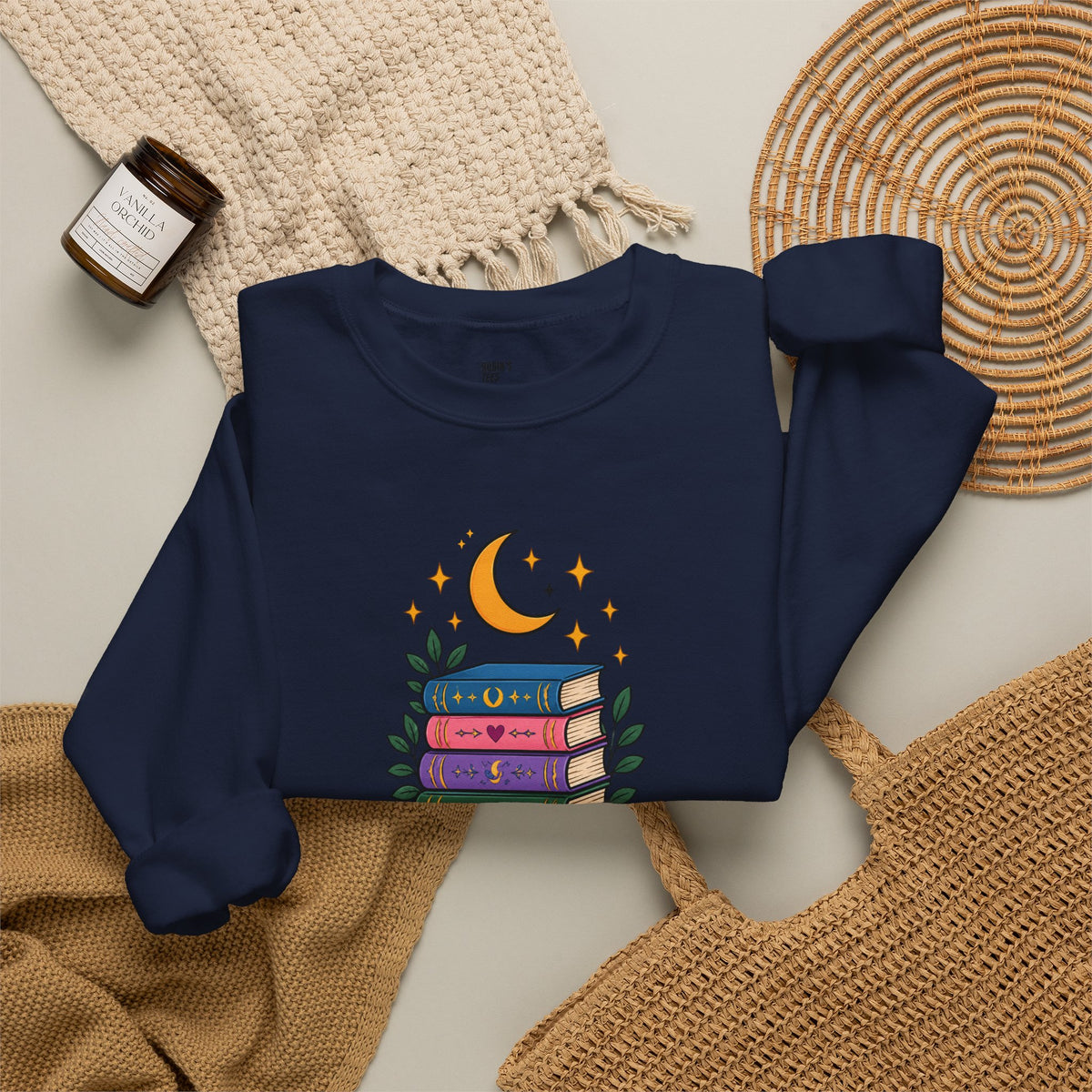 Book Lover Sweatshirt - Same Books New Dreams