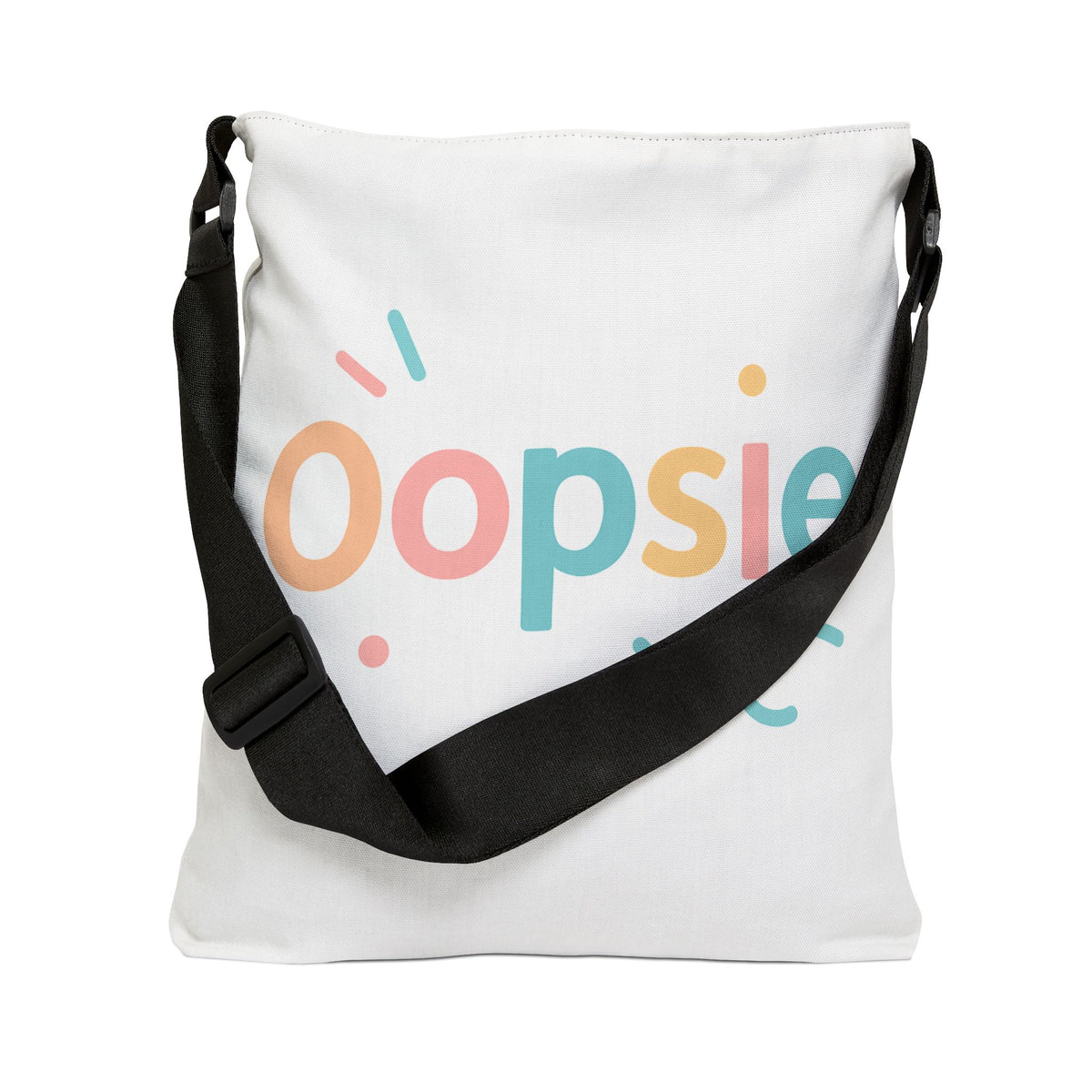 Adjustable Oopsie Tote Bag | Personalization possible | Multiple Sizes
