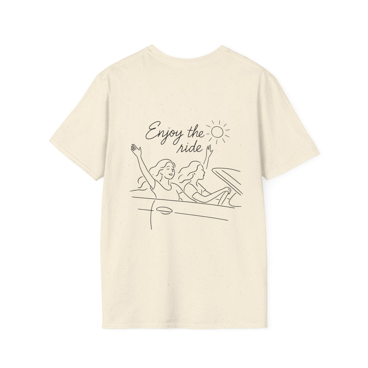 Vibes T-Shirt with back print | Multiple colors