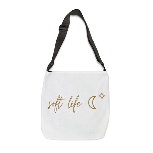 Adjustable Soft Life Tote Bag | Personalization possible | Multiple Sizes