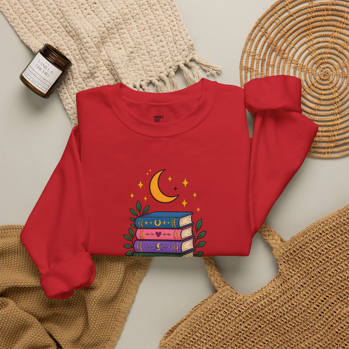 Book Lover Sweatshirt - Same Books New Dreams
