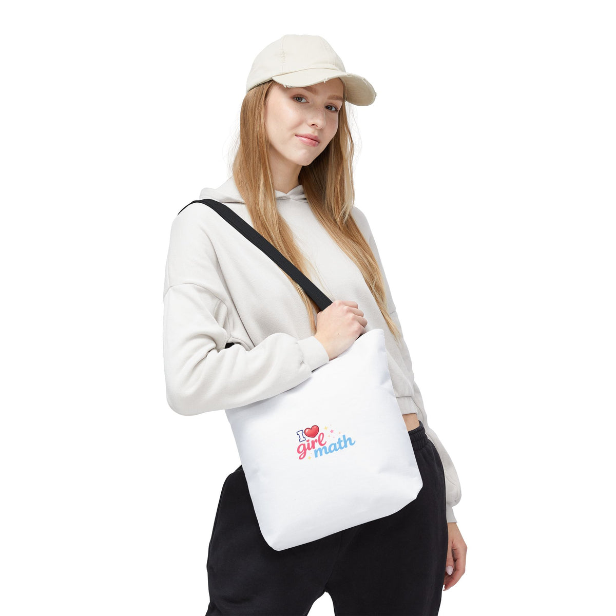 Girl Math Tote Bag | Multiple Sizes | Personalization possible | Multiple Handle Colors