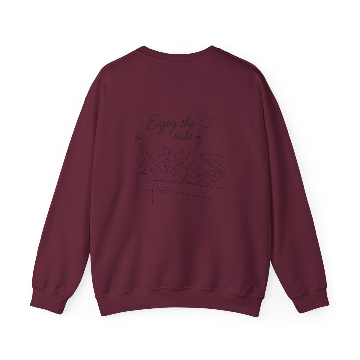 Vibes Sweatshirt with back print | Multiple Colors