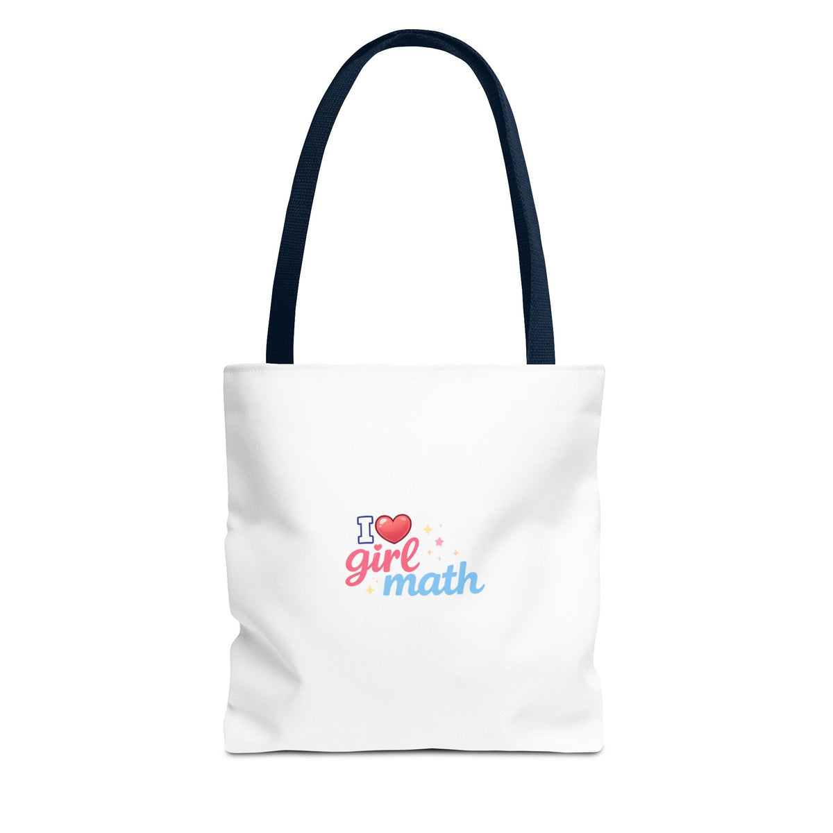 Girl Math Tote Bag | Multiple Sizes | Personalization possible | Multiple Handle Colors