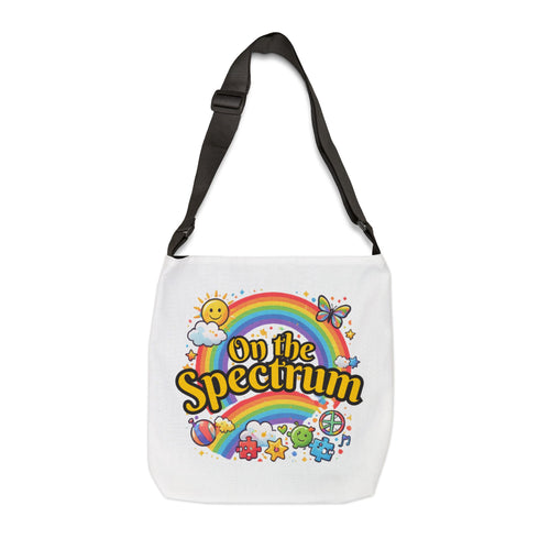 Adjustable Spectrum Tote Bag | Personalization possible | Multiple Sizes