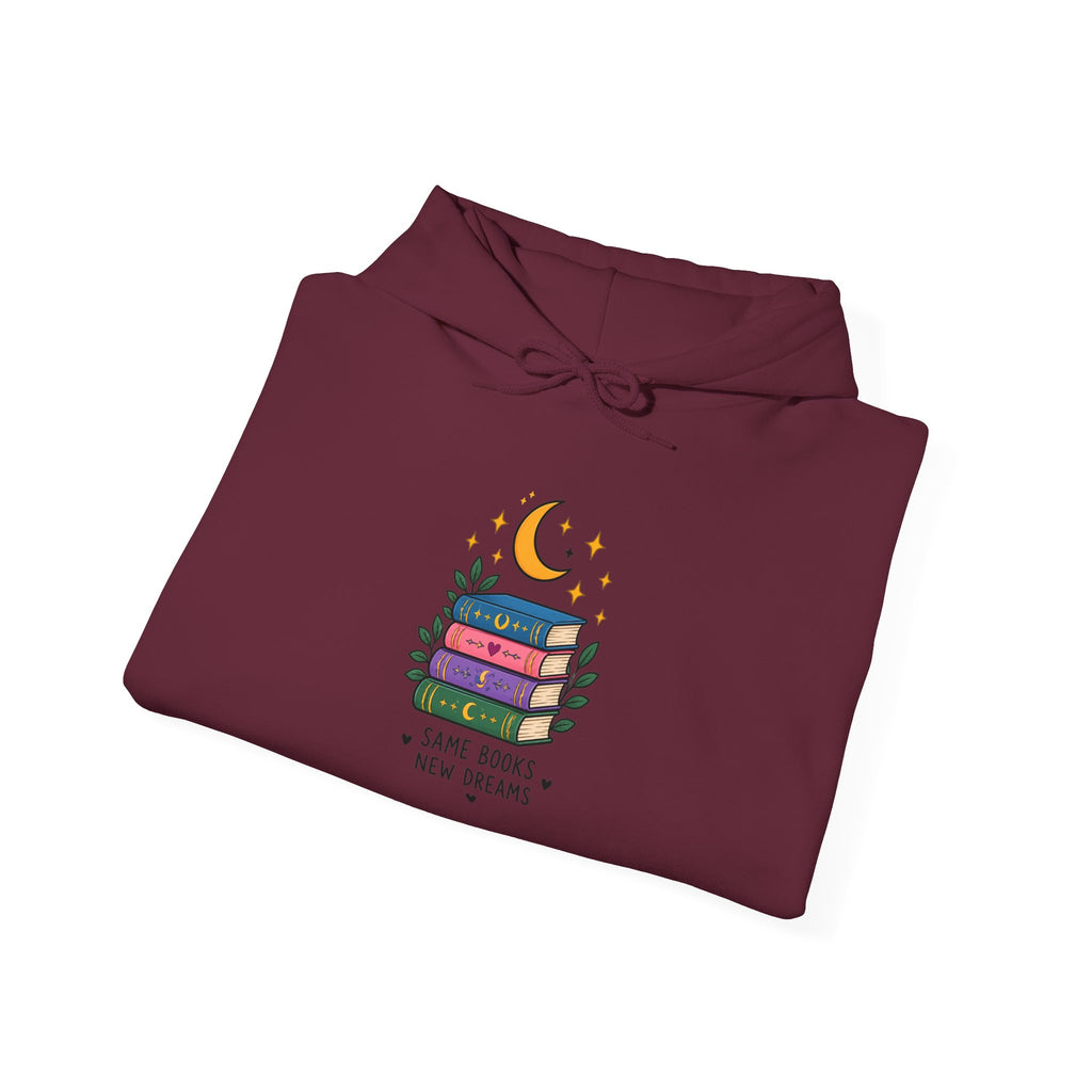 Book Lover Hoodie | Same Books New Dreams