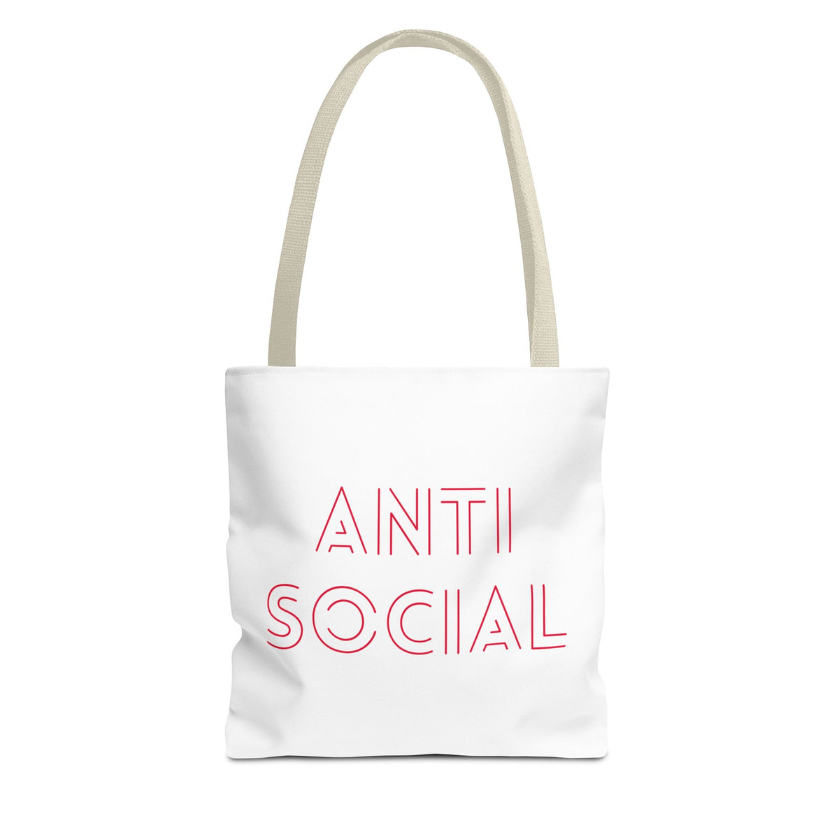 Anti Social Sometimes Tote Bag | Multiple Sizes | Personalization possible | Multiple Handle Colors