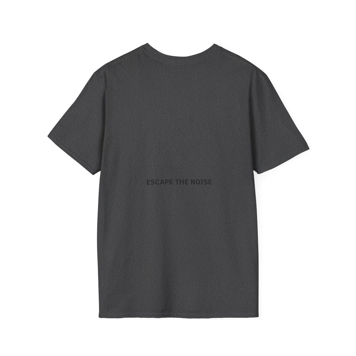 Escape the Noise T-Shirt with front and back print | Multiple Colors