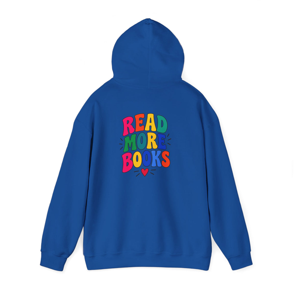 Read More Books Hoodie — Colorful Literary Graphic Pullover