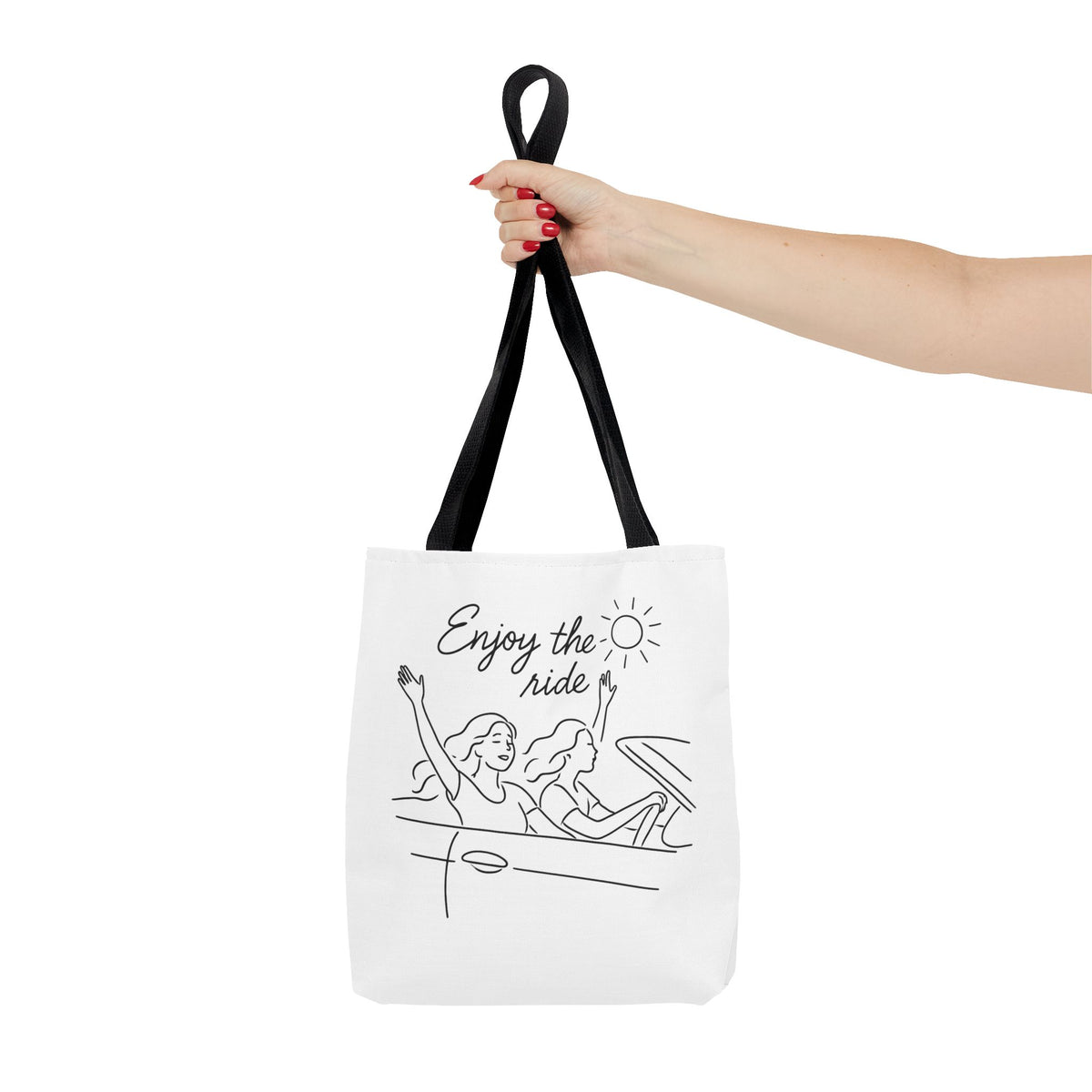 Vibes Tote Bag | Multiple Sizes | Personalization possible | Multiple Handle Colors