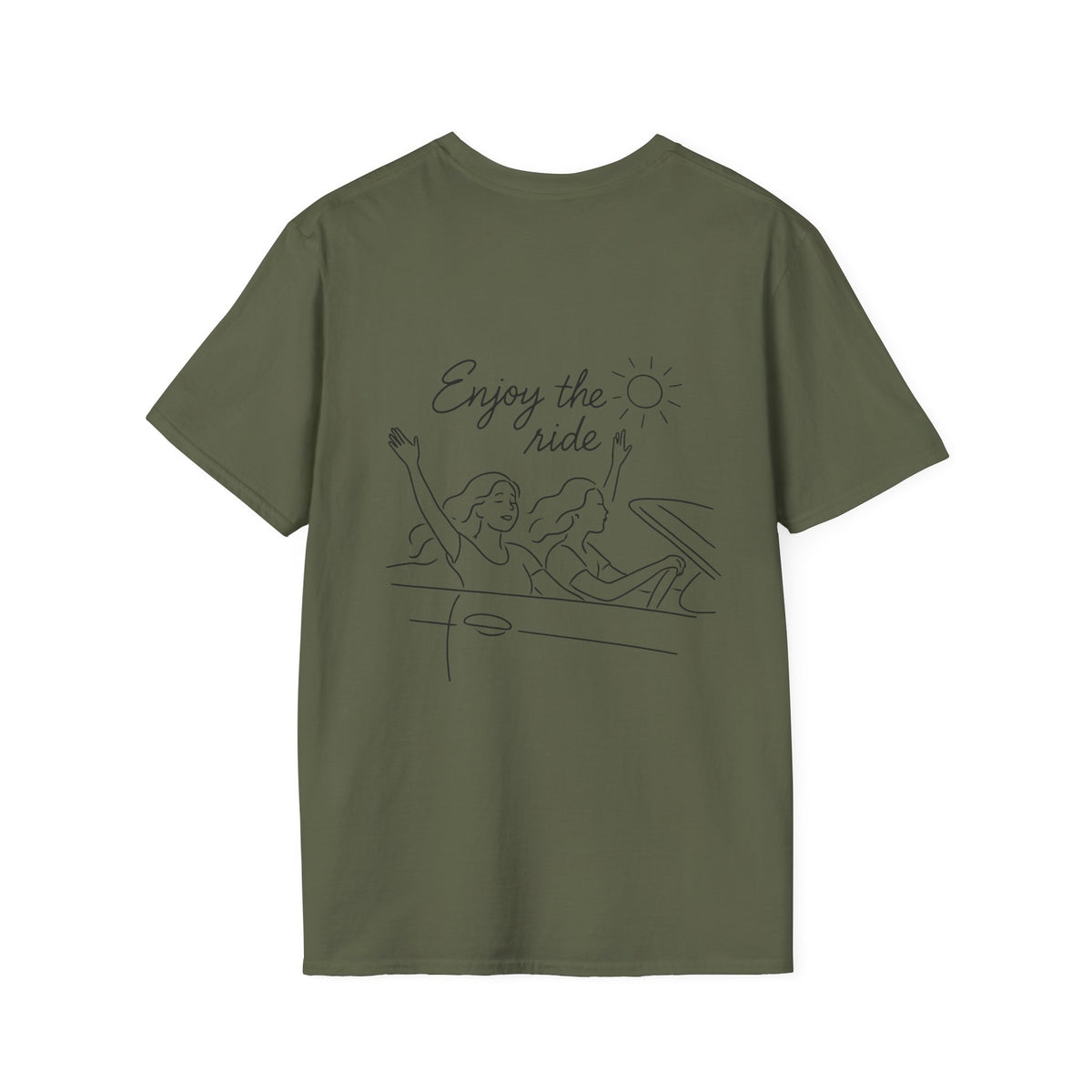 Vibes T-Shirt with back print | Multiple colors