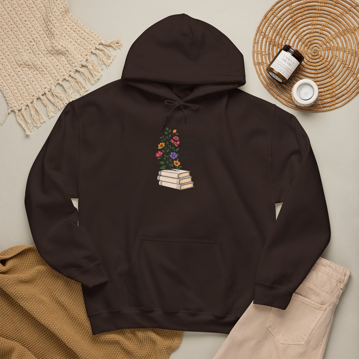 Books Grow Brighter Minds Hoodie