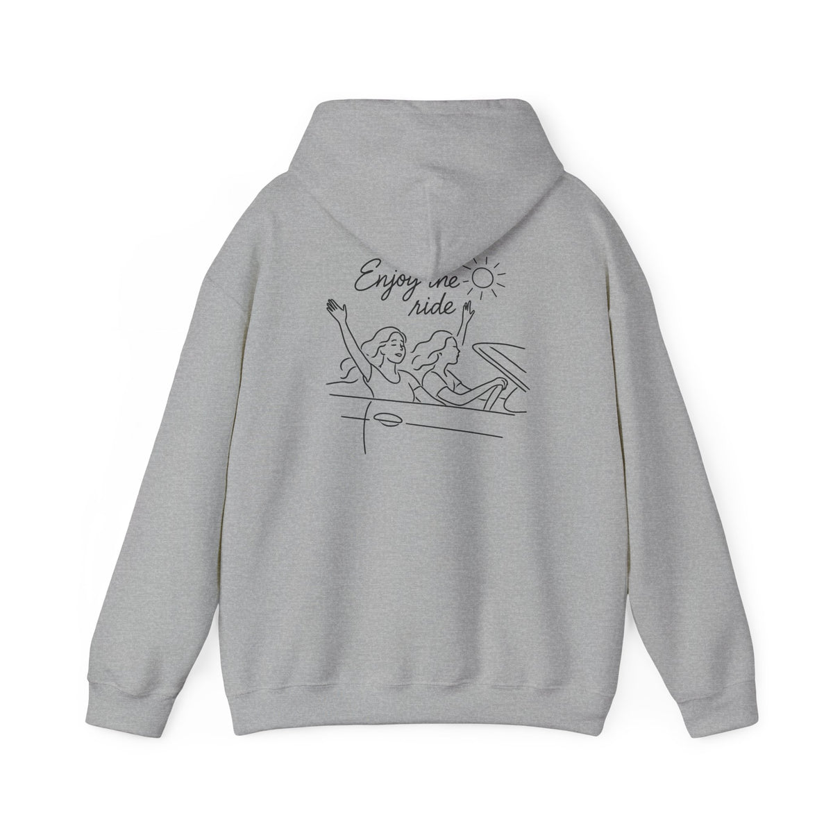 Vibes Hoodie with back print | Multiple Colors