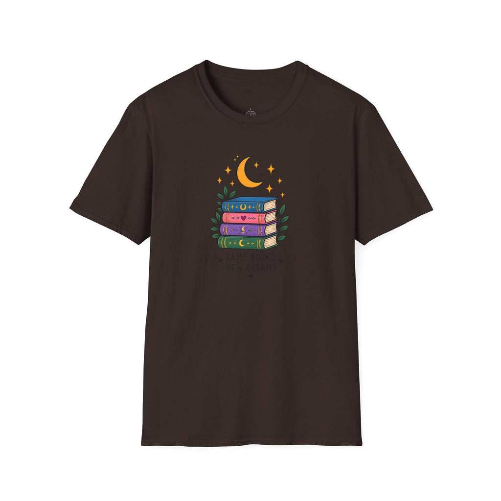 Book Lover T-Shirt — Same Books, New Dreams