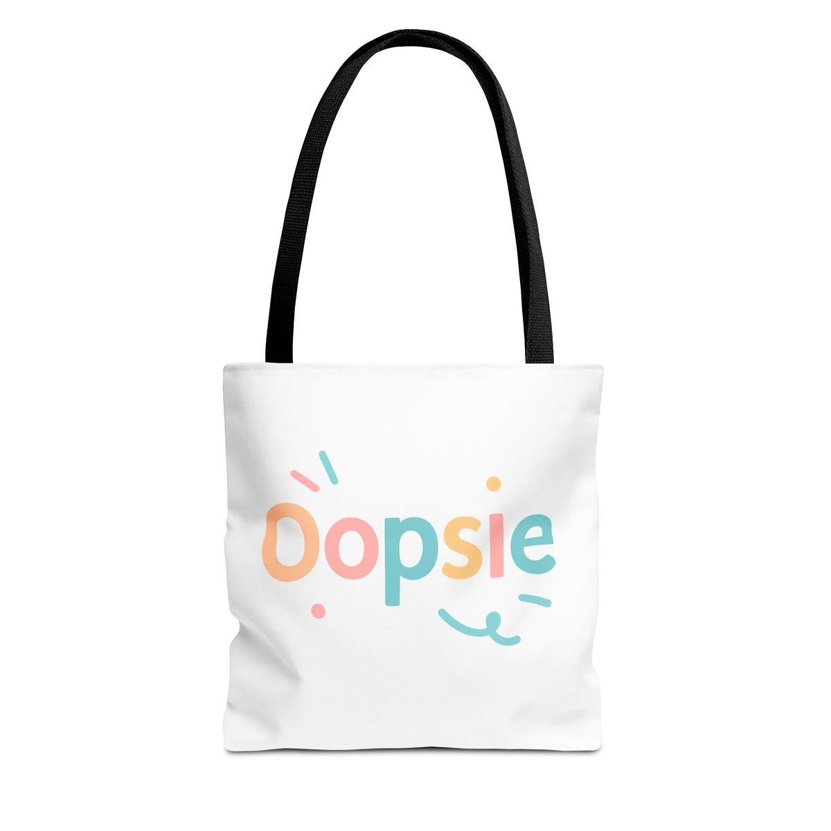 Oopsie Tote Bag | Multiple Sizes | Personalization possible | Multiple Handle Colors