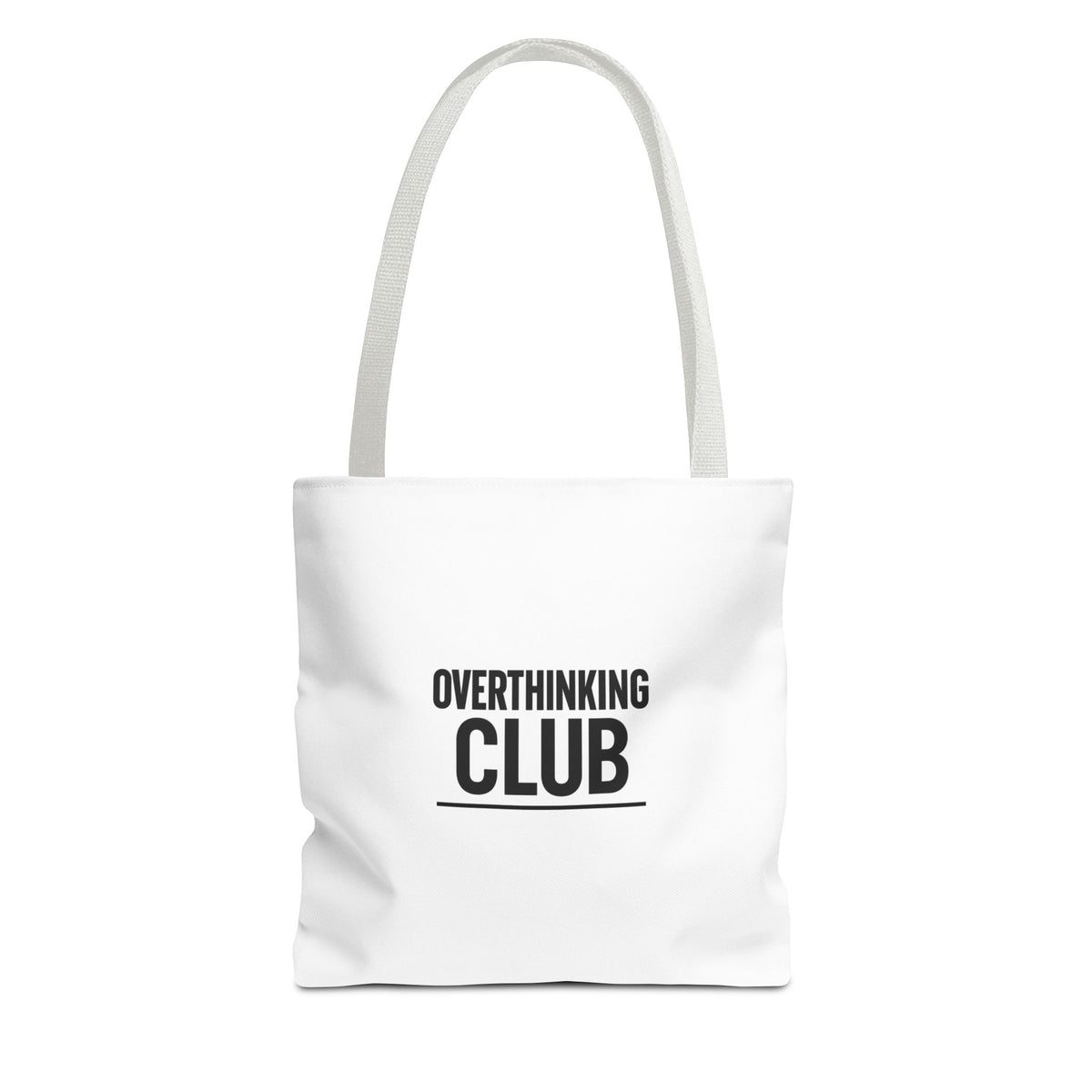 Overthinking Club Meetings Every Night At 3AM Tote Bag | Multiple Sizes | Personalization possible | Multiple Handle Colors