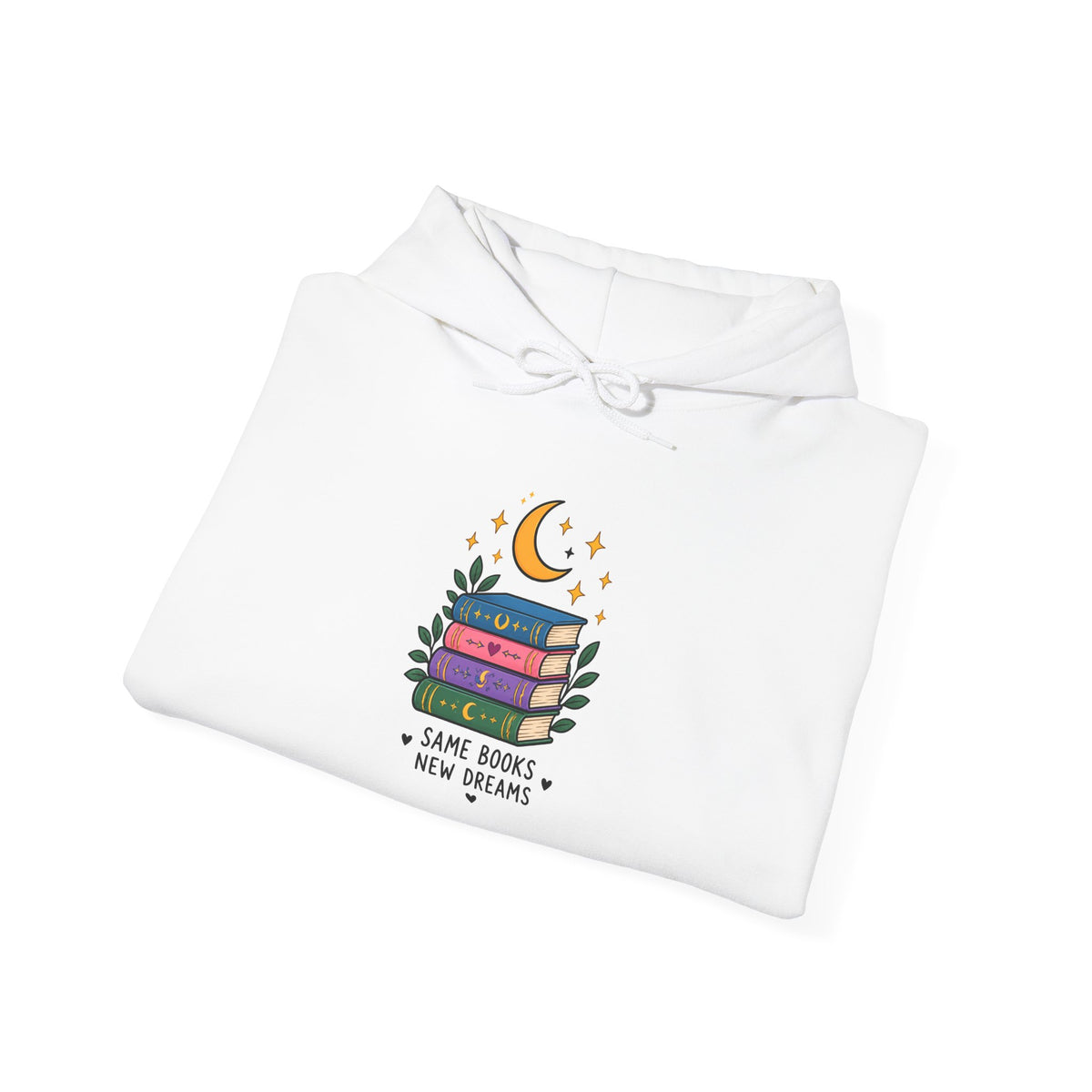 Book Lover Hoodie | Same Books New Dreams